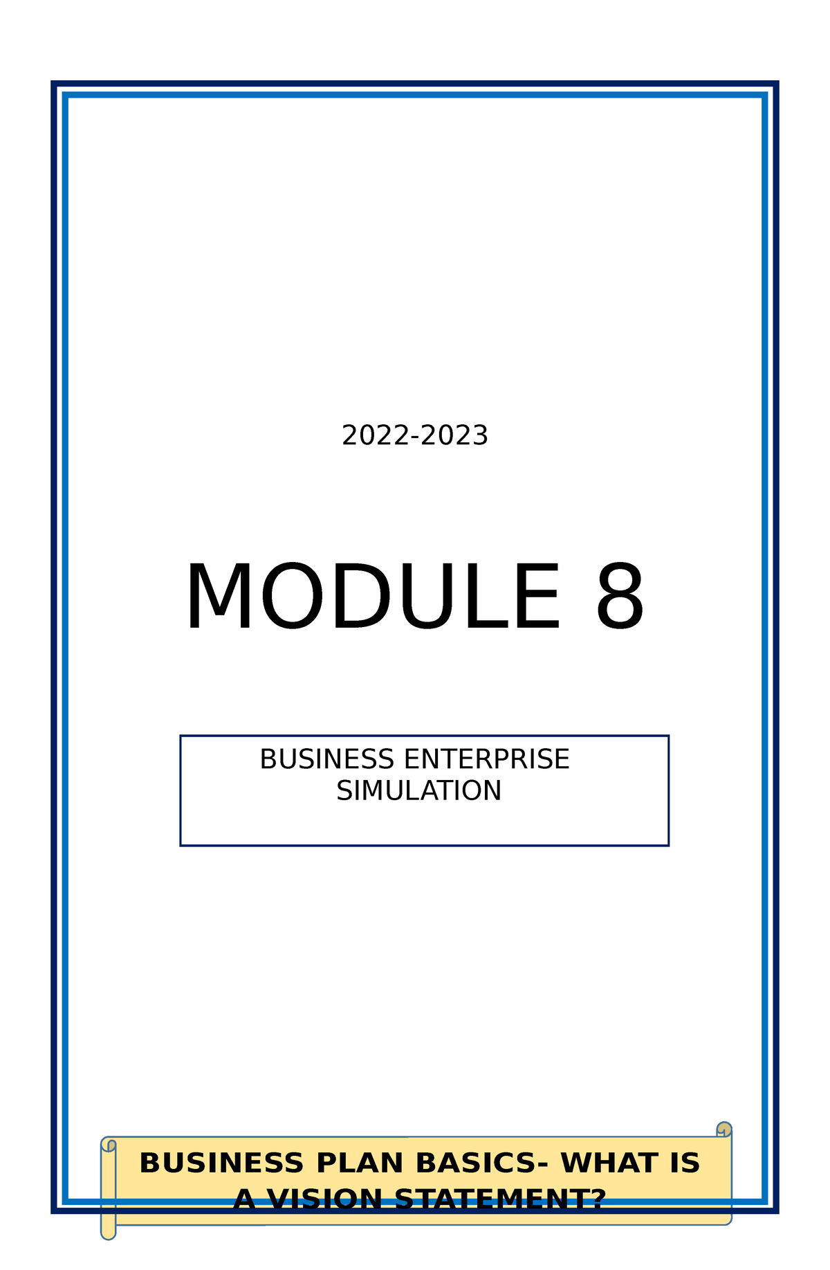 virtual enterprise business plan 2022