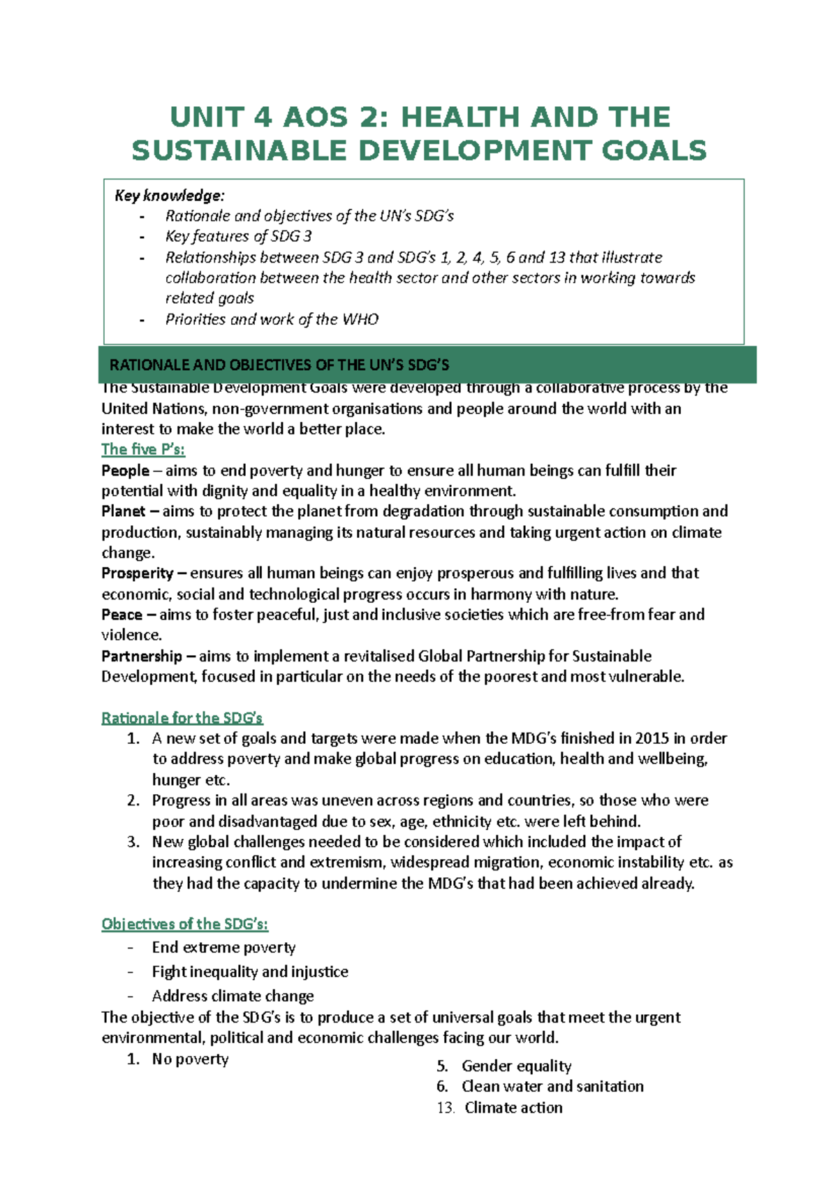 6J38-ibiubi - 12 12 - UNIT 4 AOS 2: HEALTH AND THE SUSTAINABLE ...