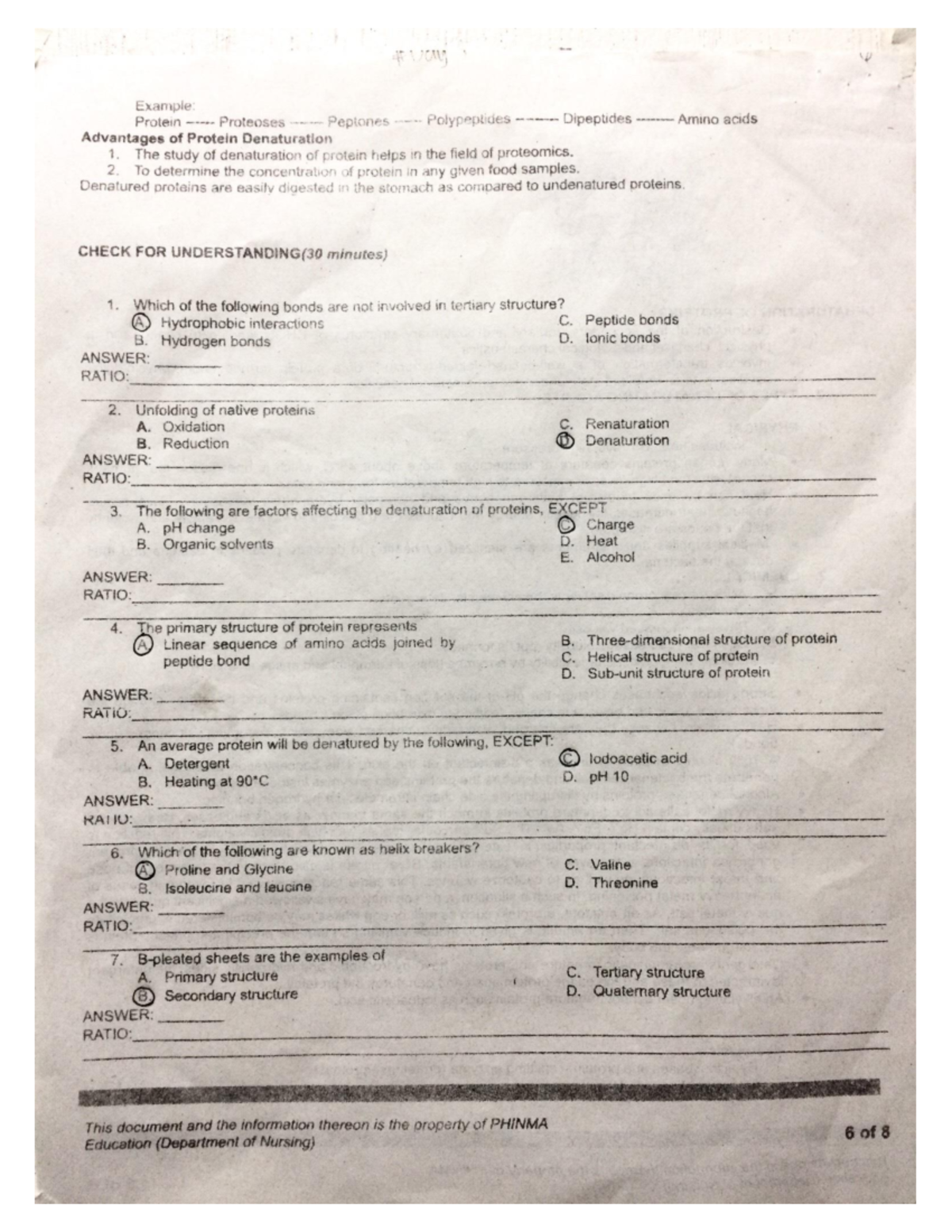 L7 - Check - Module Submission - Pharmaceutical Biochemistry - Studocu