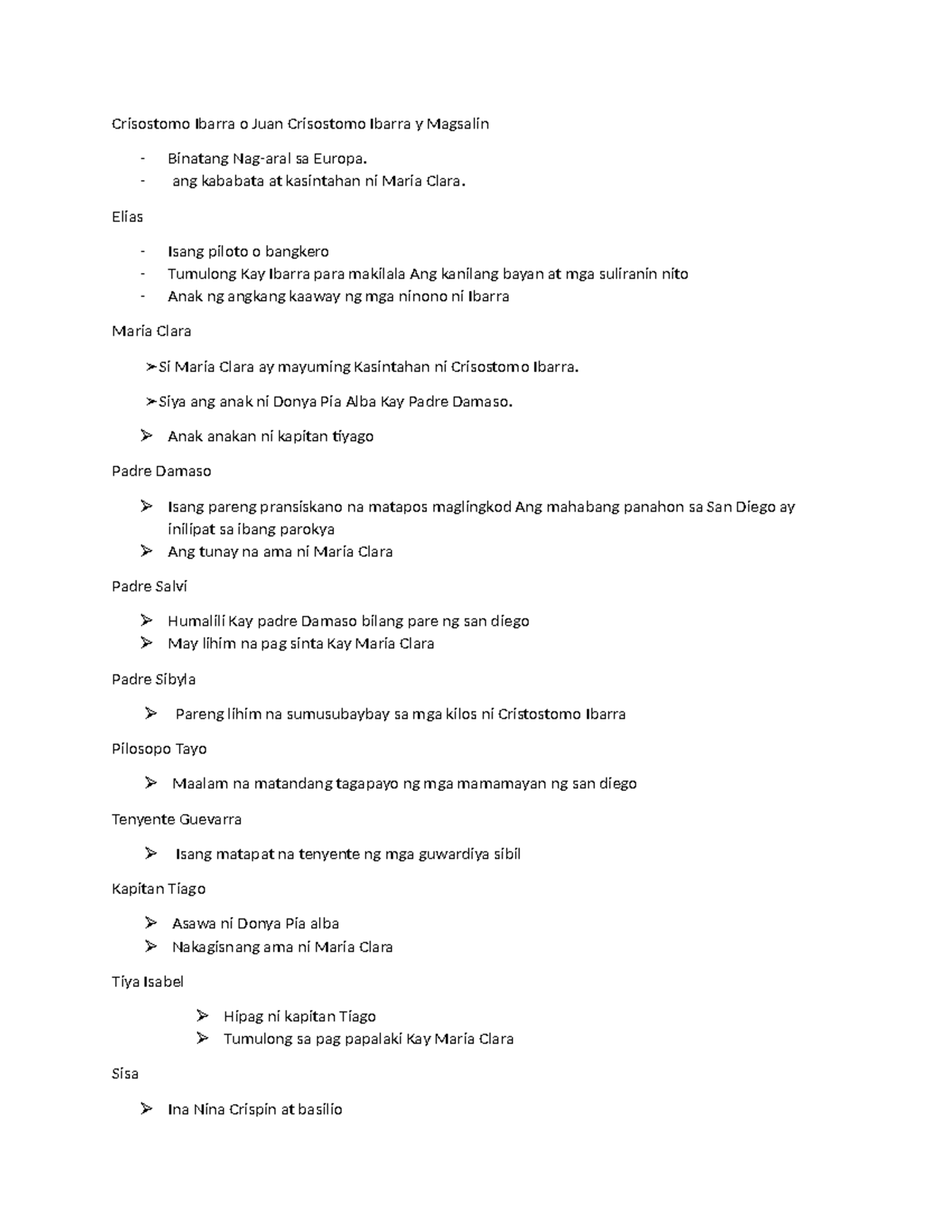 Noli Me Tangere Review - Crisostomo Ibarra o Juan Crisostomo Ibarra y ...