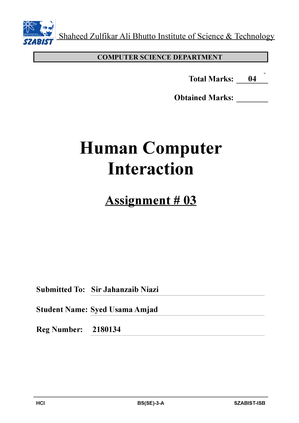 hci assignment apu