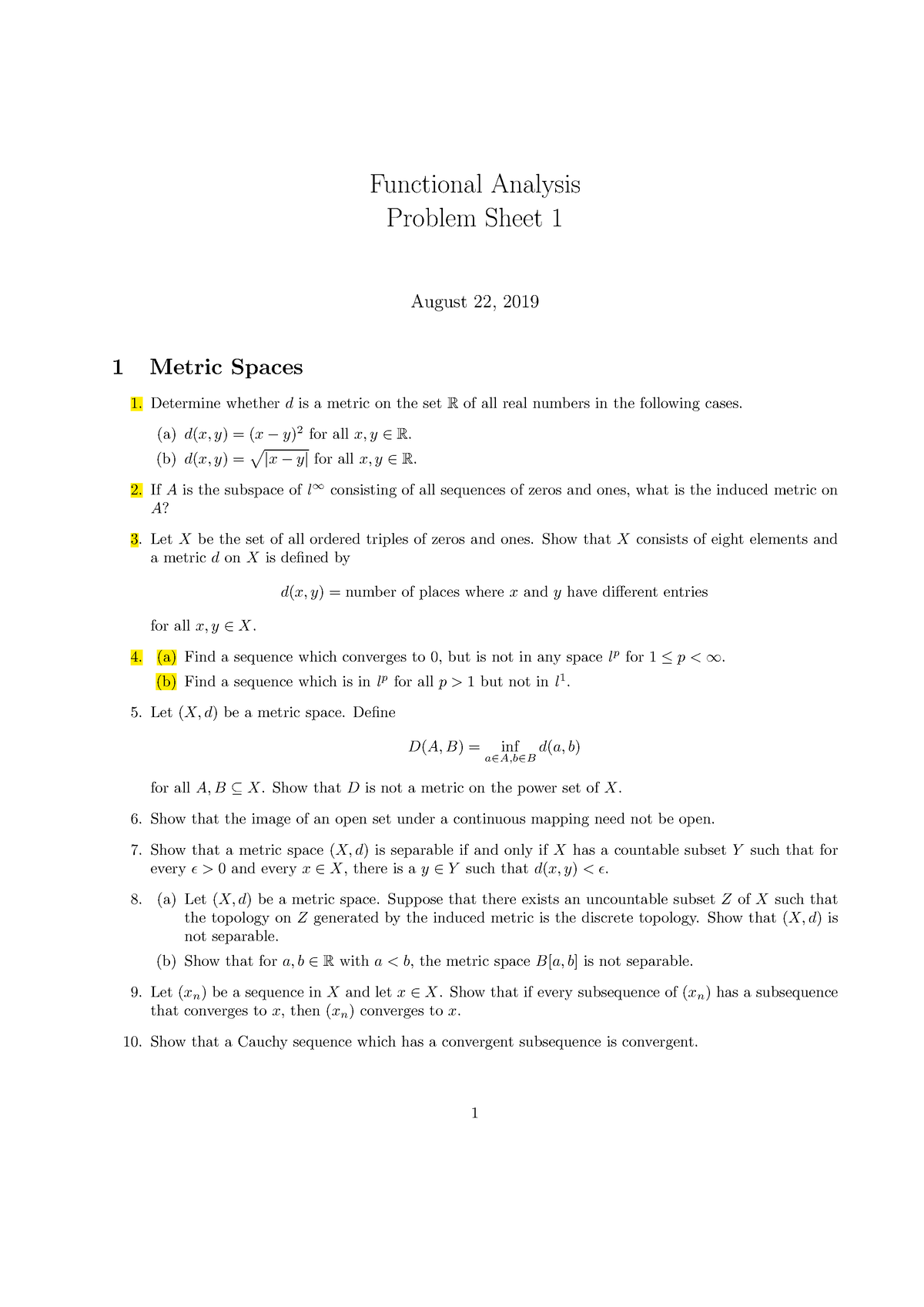 what is a functional assignment