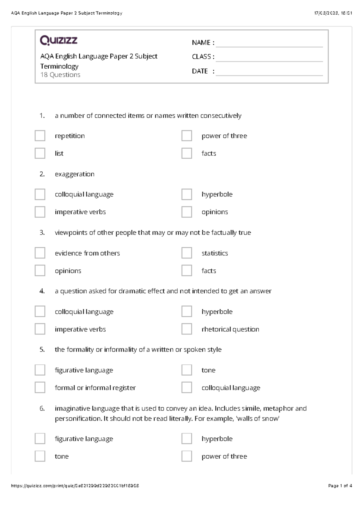 aqa-english-language-paper-2-subject-terminology