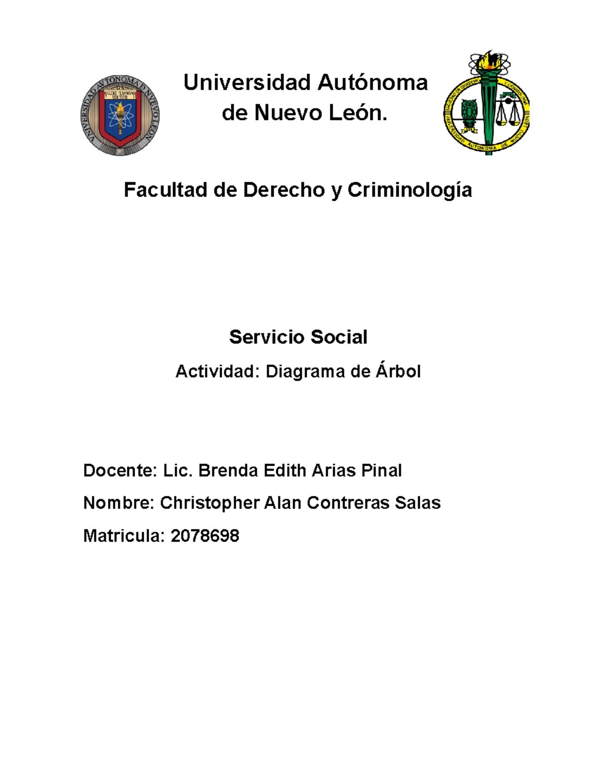 Actividad 2- Servicio Social - Universidad Autónoma de Nuevo León ...