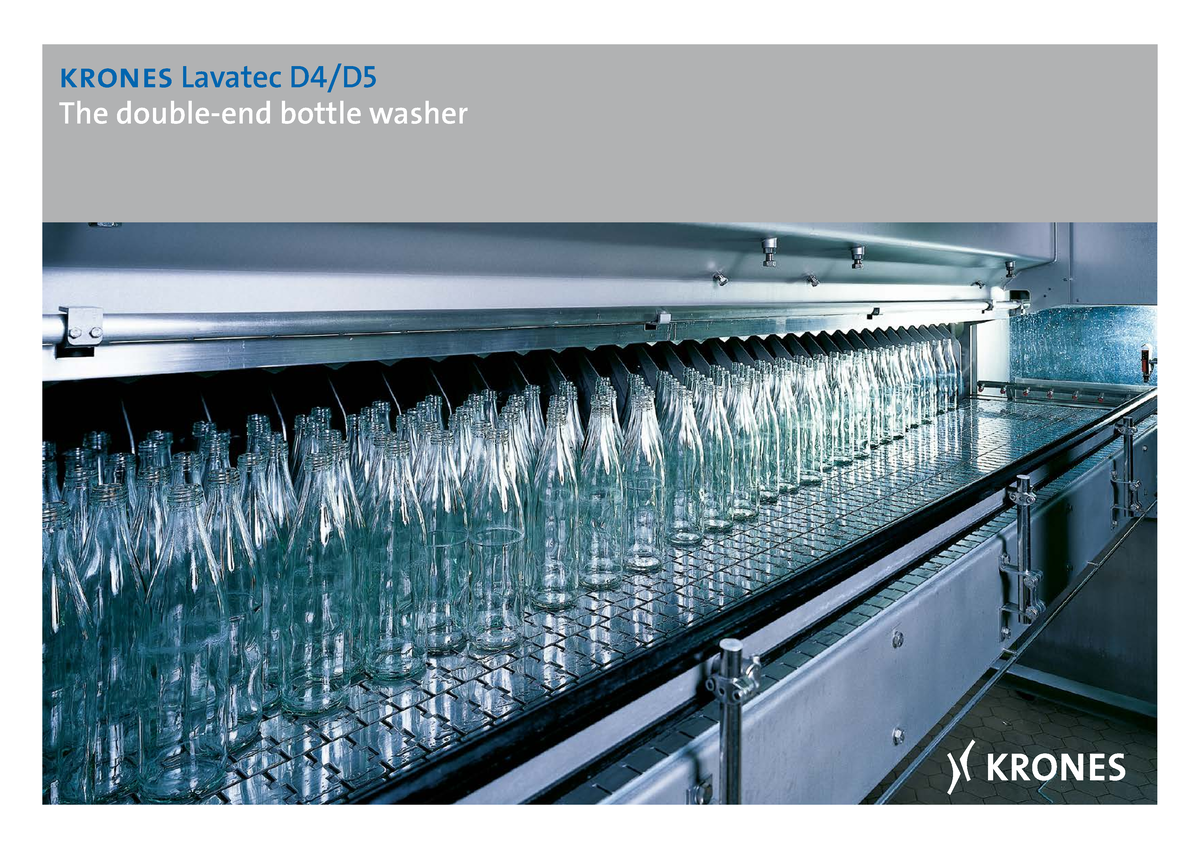 Double-end bottle washers Krones LavaClassic D and Lavatec D - Krones