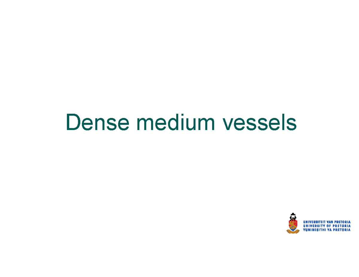 6 Debse med vessel - Dense medium vessels 2 Since most minerals have ...