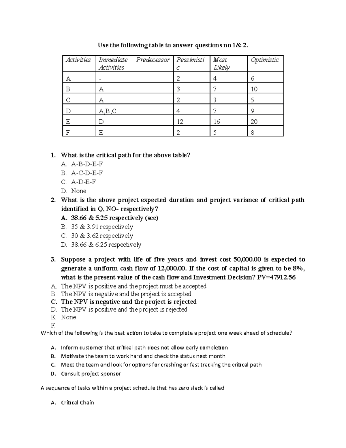 additional-self-exam-cpm-pert-ample-exam-use-the-following-table-to
