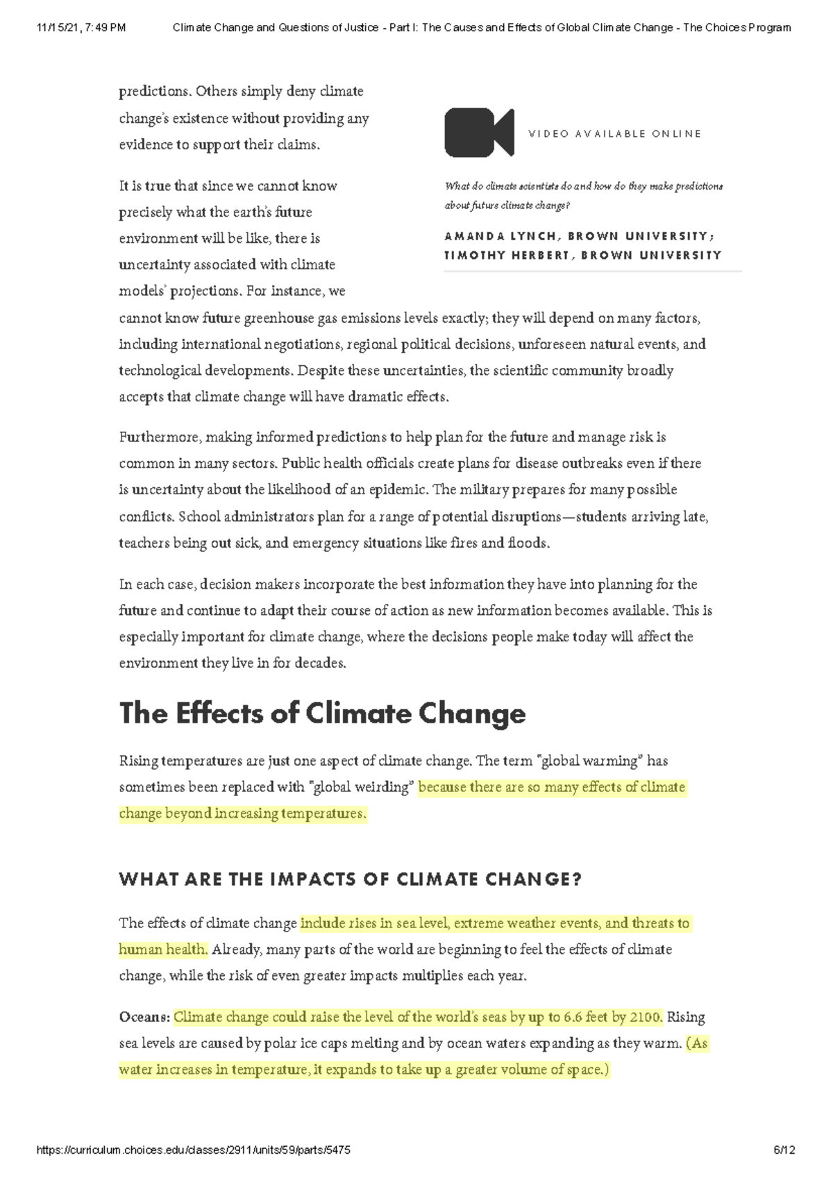 Kami Export - Climate Change and Questions of Justice - Part I The ...