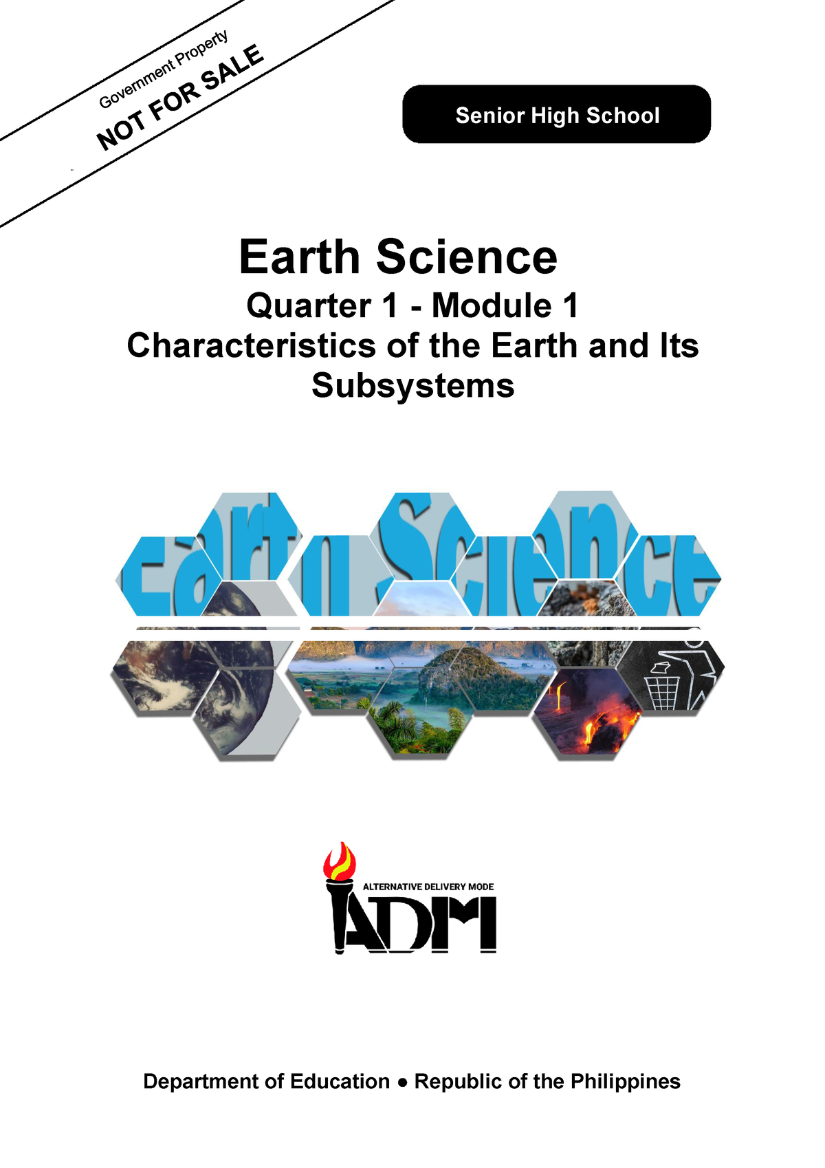 Earth Science 12 Quarter 1 Module 1 Self Learning Modules Not Earth Science Quarter 1 Module 1937