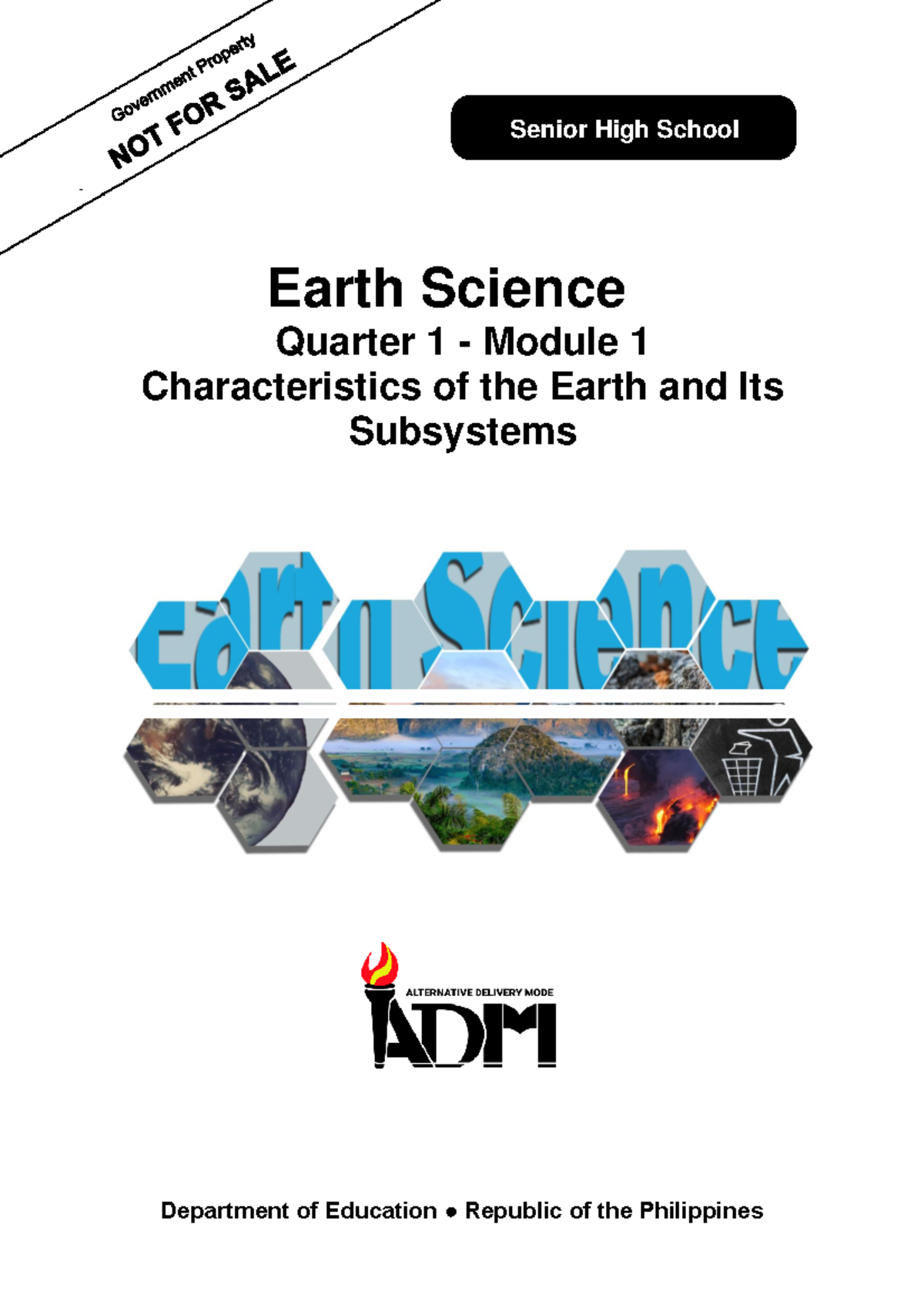 Earth Science 12 Quarter 1 Module 1 Self Learning Modules Not Earth Science Quarter 1 Module 1937