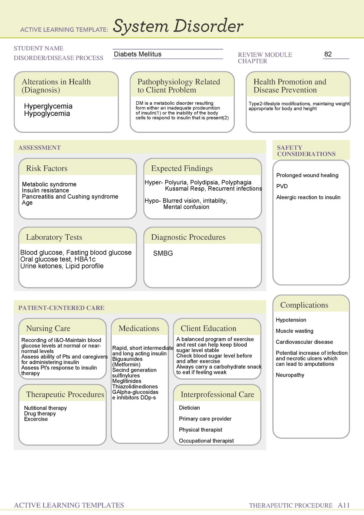 Ati maternal newborn proctored exam STUDENT NAME DISORDER/DISEASE