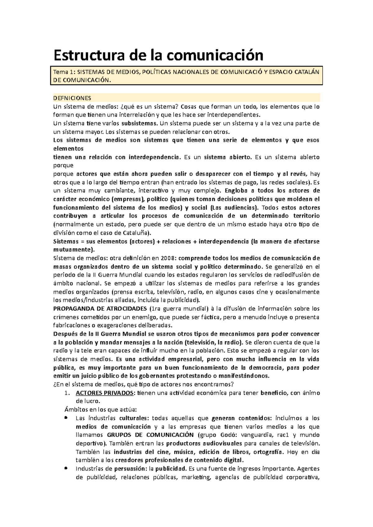 Teoria estructura de la comunicacion - Estructura de la comunicación ...