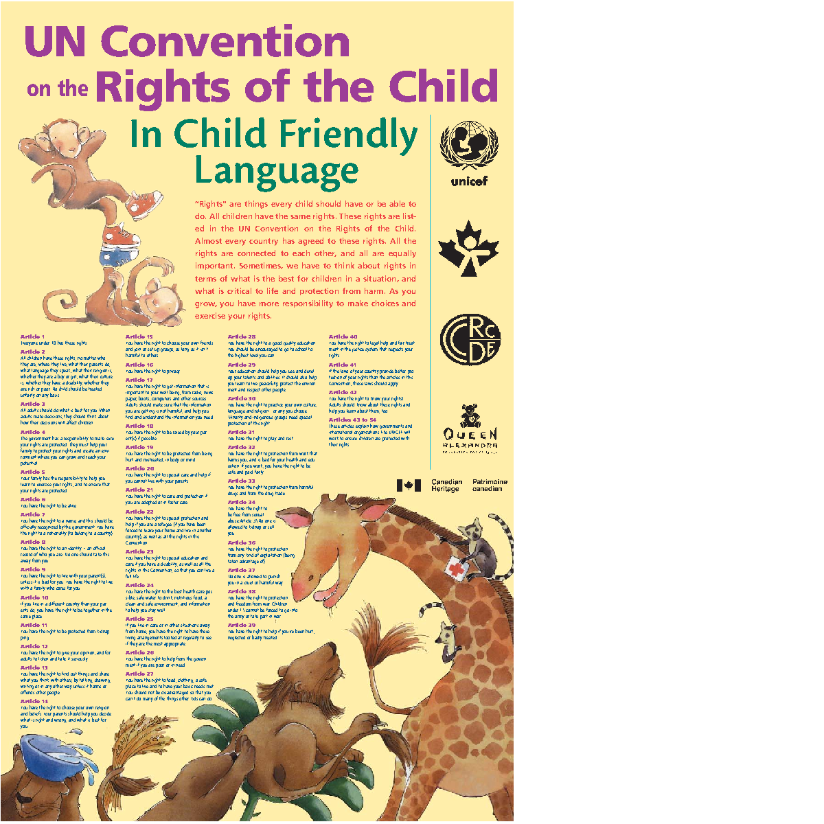 UN Right Of the Child - Lecture notes 4 - Article 1 Everyone under 18 ...