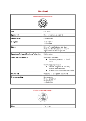 Parasitology Nematodes Cestodes Trematodes Notes - INTESTINAL NEMATODES ...