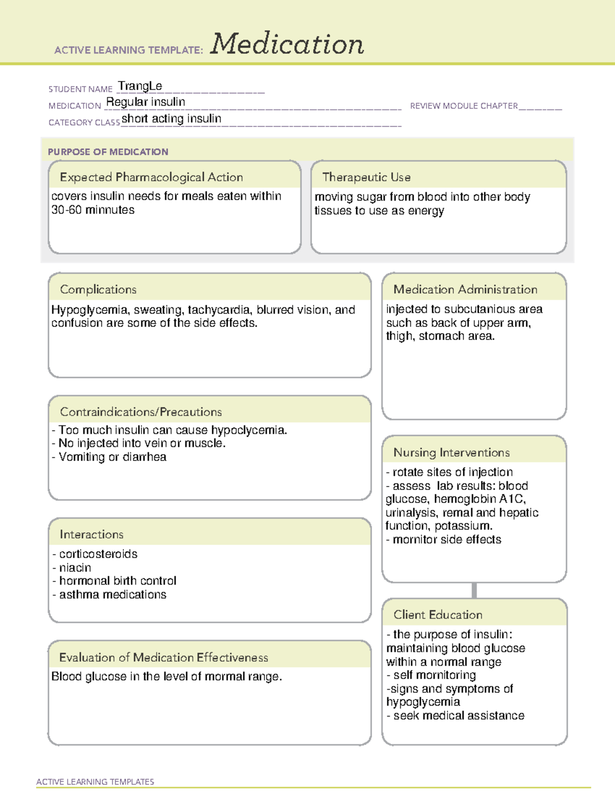 insulin-medication-template