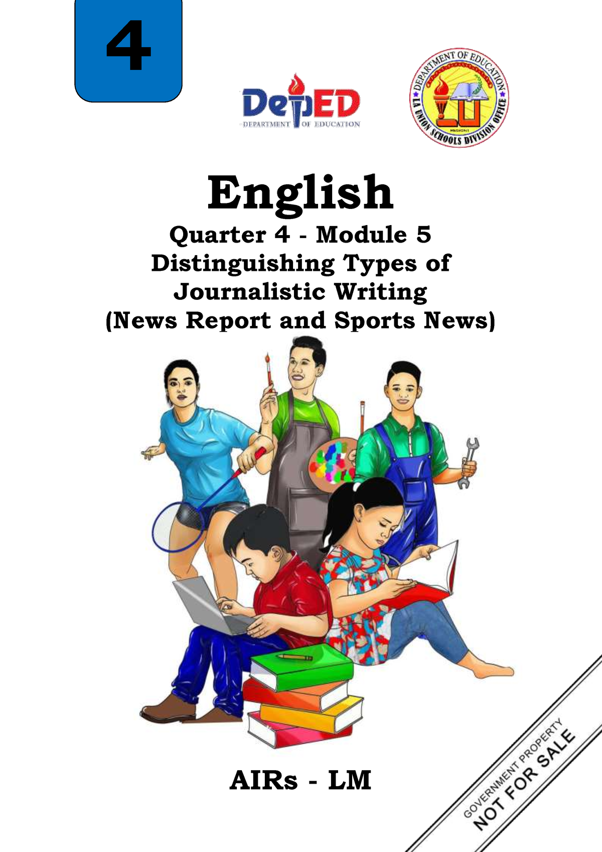 English 4q4 Module 5 - Eng - 4 Airs - Lm English Quarter 4 - Module 5 