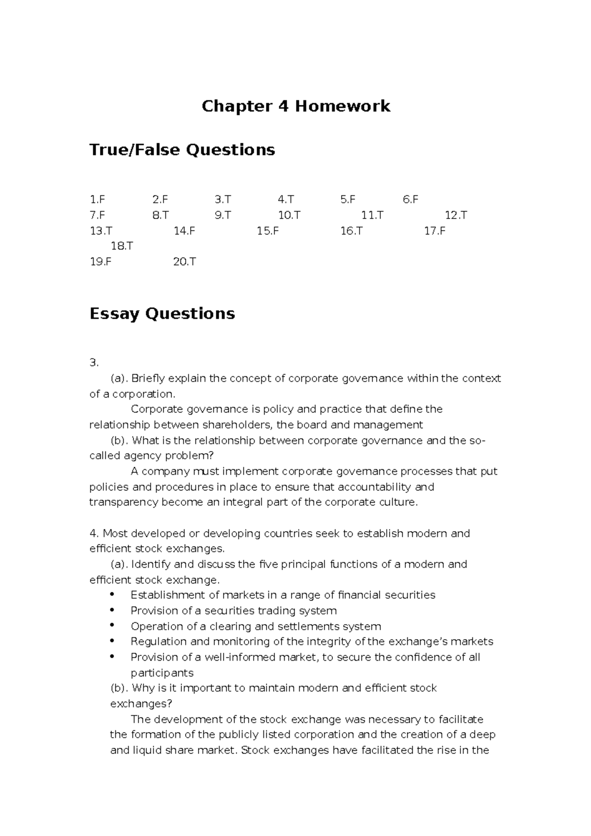 assignment chapter 4 true false quiz (practice)