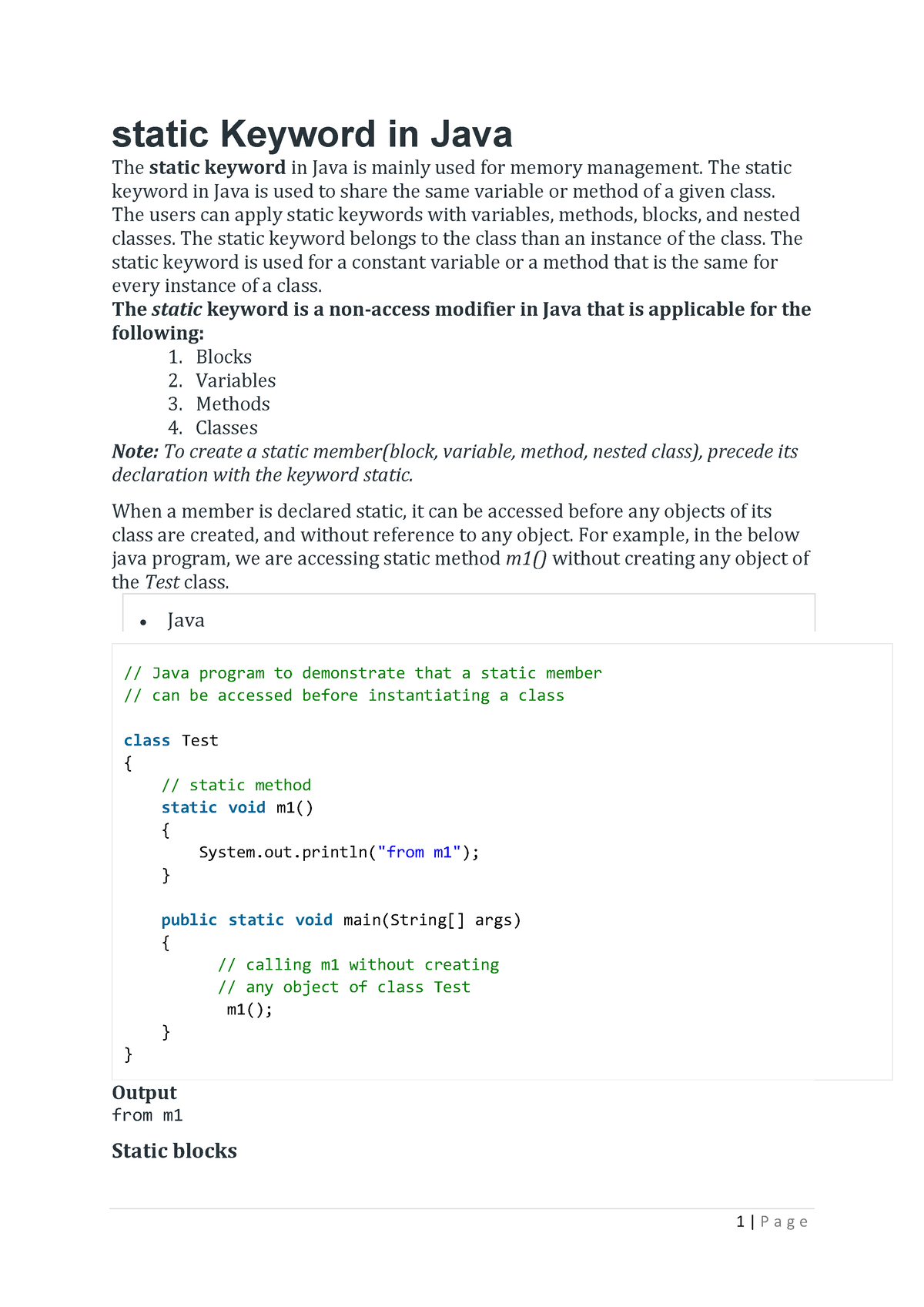 static-keyword-in-java-the-static-keyword-in-java-is-used-to-share