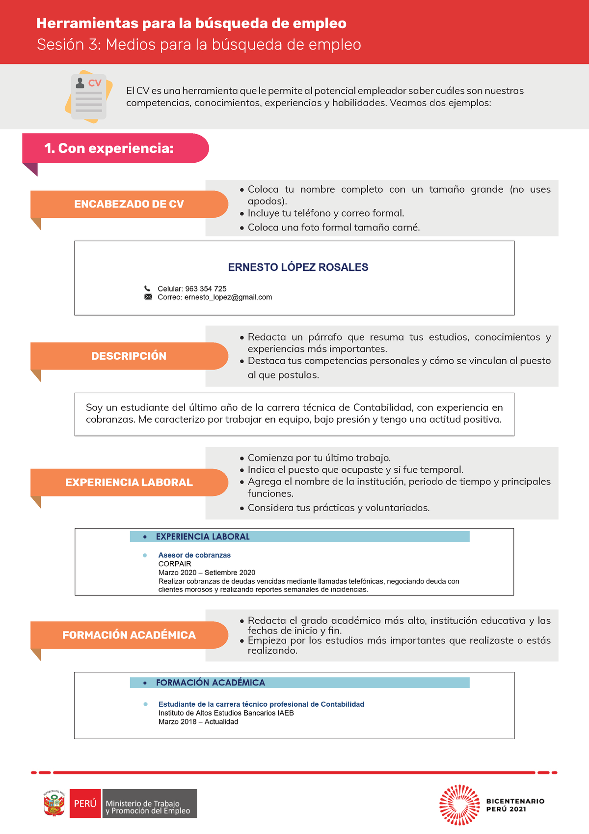 Infografía 3 - Currículum Vitae - SOC 3360 - Studocu