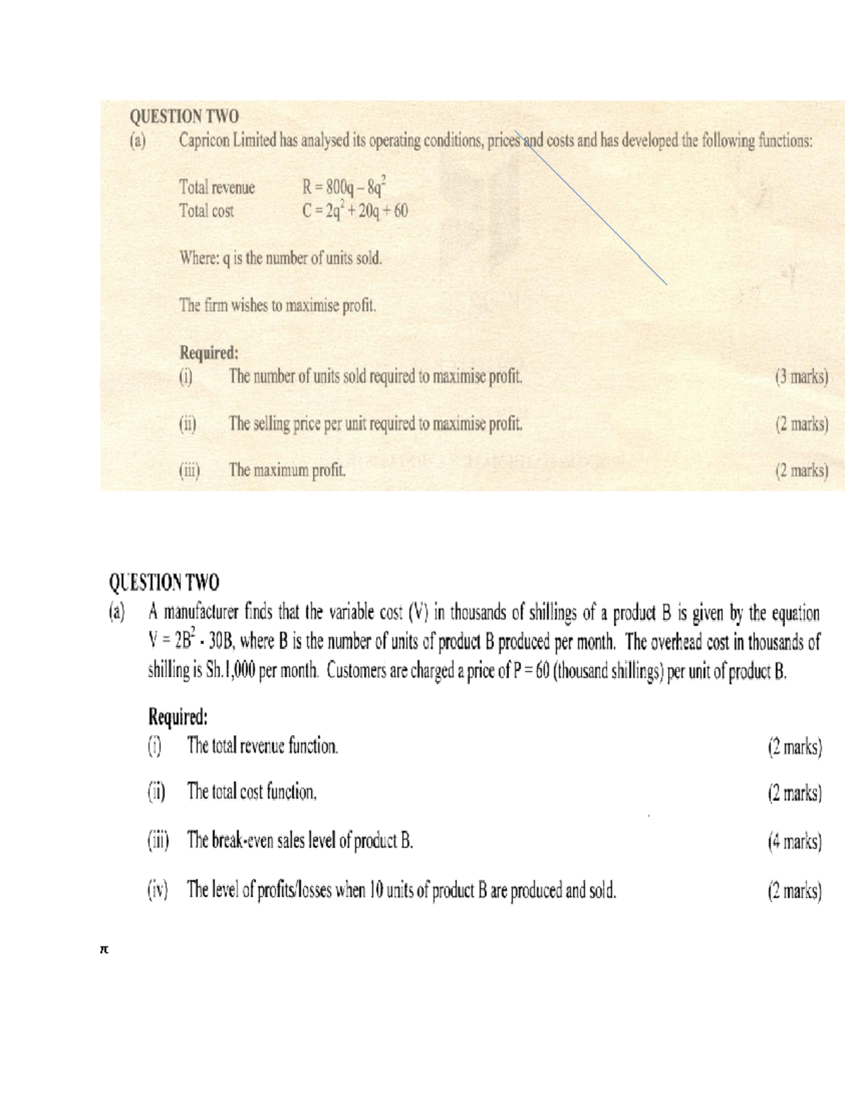 Calculus - Questions - Business statistics 1 - π √± - Studocu