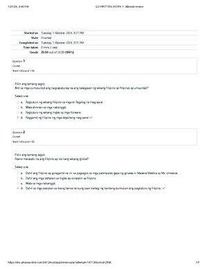 Written+WORK+2 - fewafwafwaf - Started on Thursday, 15 August 2024, 2: ...