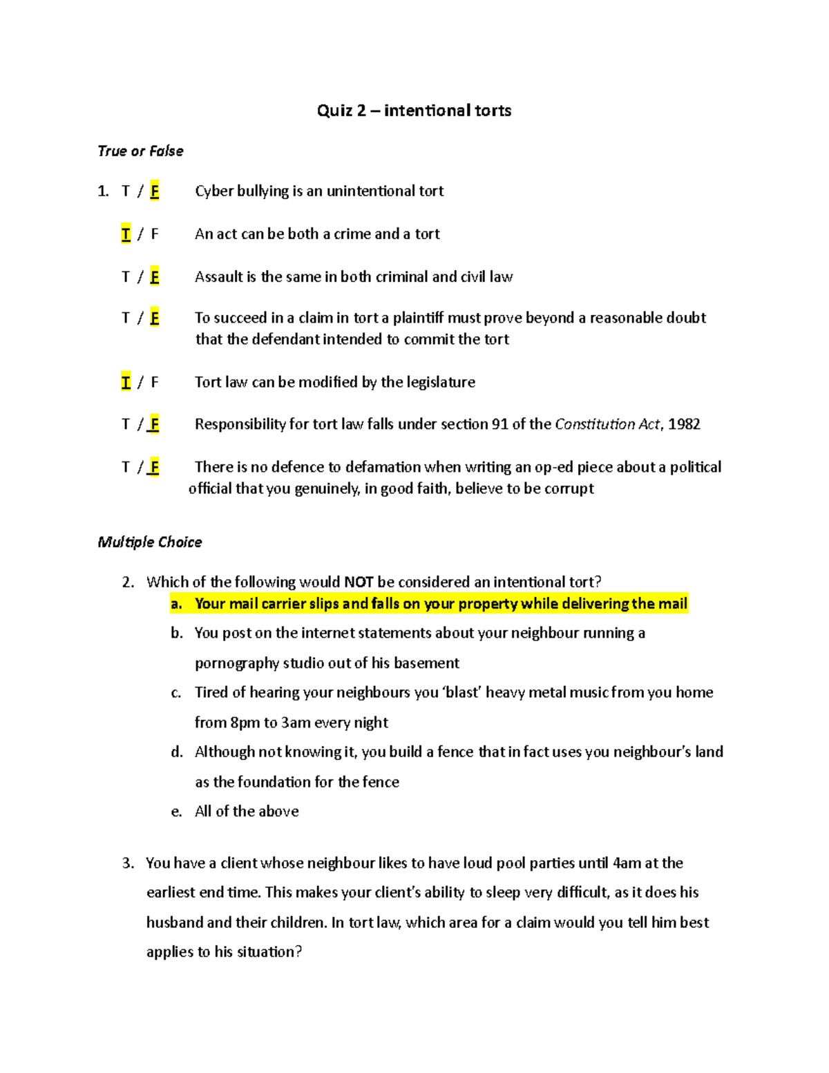 quiz-2-intentional-torts-quiz-2-intentional-torts-true-or-false-t