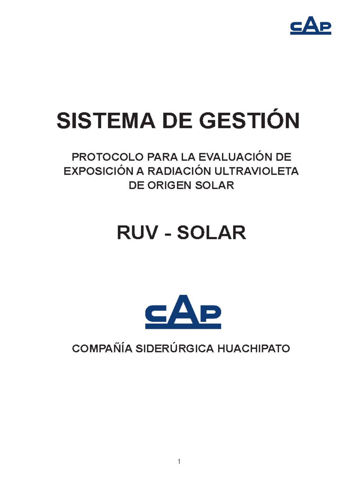 Sistema DE Gestión RUV solar Rev. 3 - SISTEMA DE GESTIÓN PROTOCOLO PARA ...