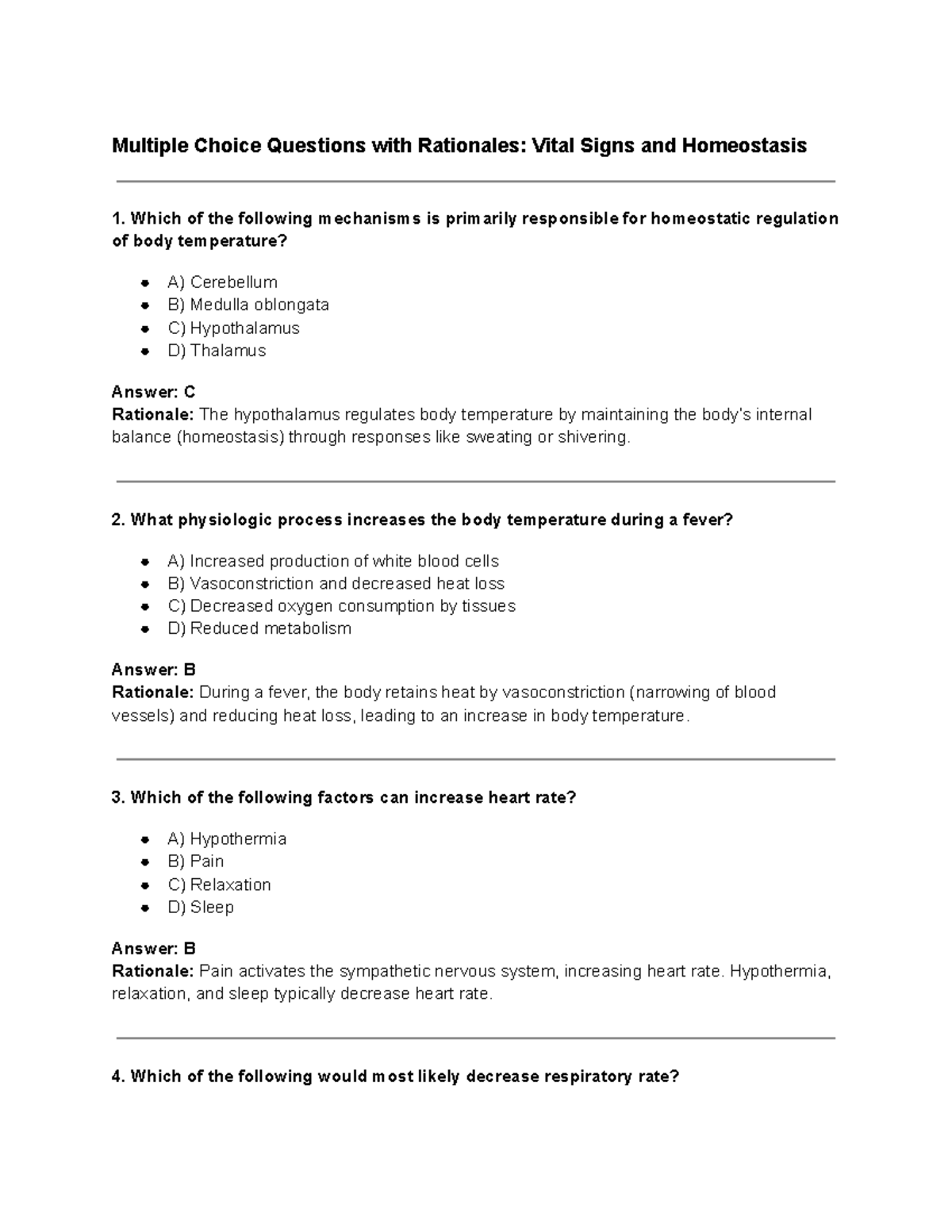 Vitals, Health Assessment, Documentation and Reporting, Asepsis and ...
