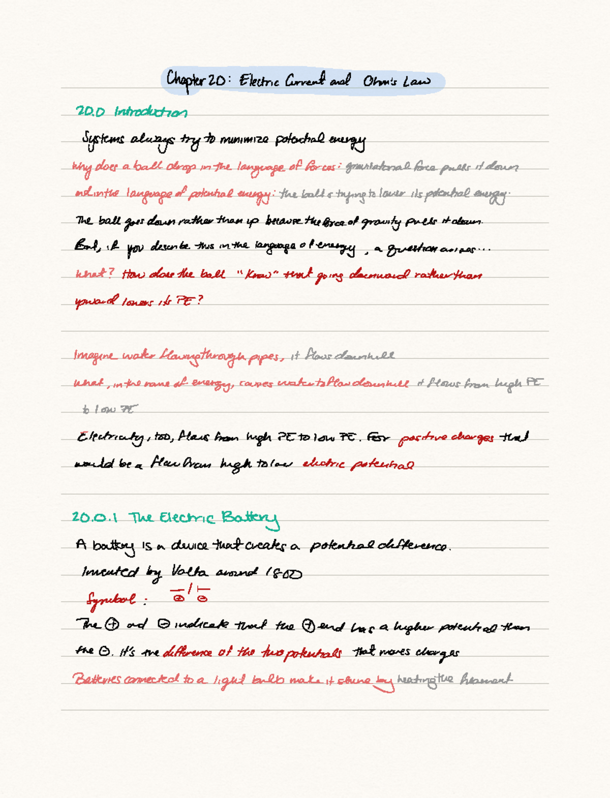 PHY 12 - Physics II Chapter 20 Lecture Notes - PHY 12 - Studocu