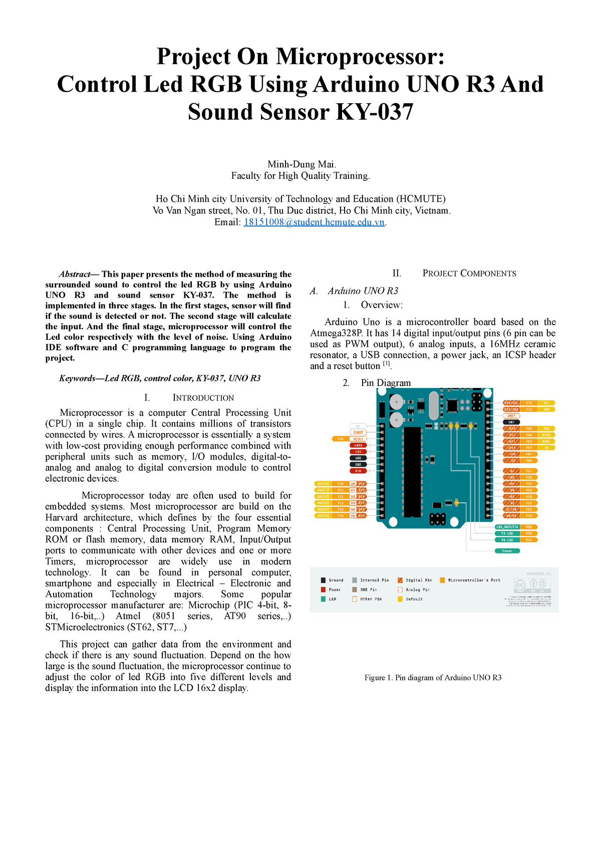 Project On Microprocessor Project On Microprocessor Control Led Rgb