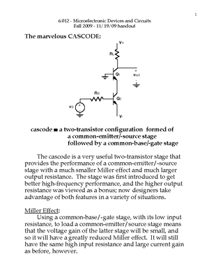 CMOS Power Scaling Notes - 1 6 - Microelectronic Devices and Circuits ...
