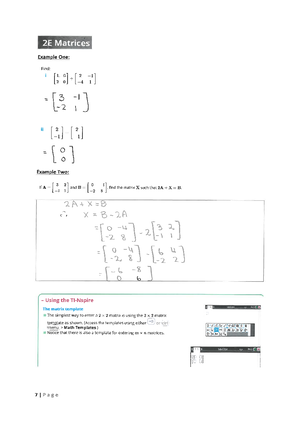 12MM Ex 2C notes (answers) - Studocu