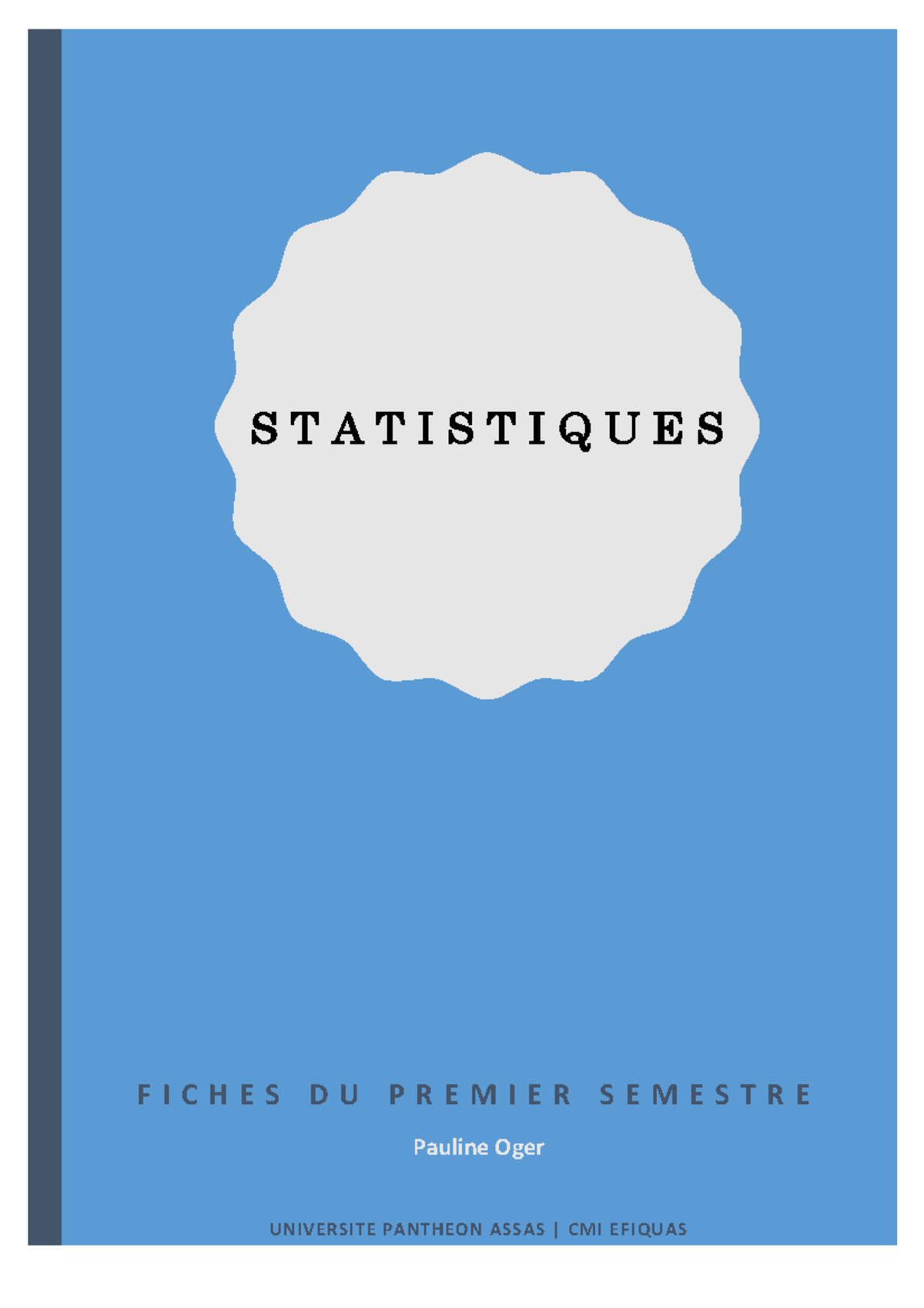 CM-stats-S1 - cours de statistiques - S T A T I S T I Q U E S F I C H E ...