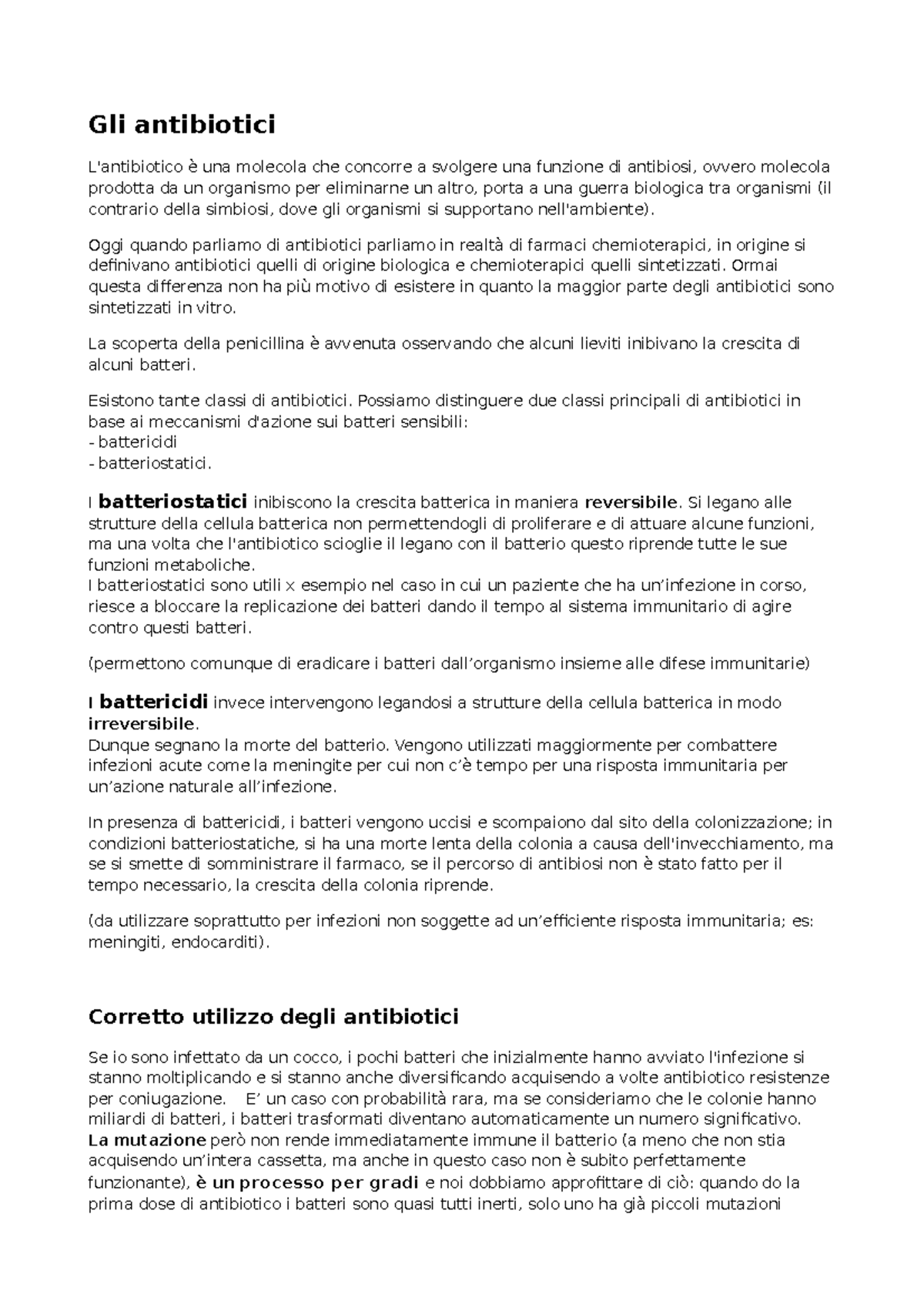 4-Gli-antibiotici - Esistono Tante Classi Di Antibiotici. Possiamo ...