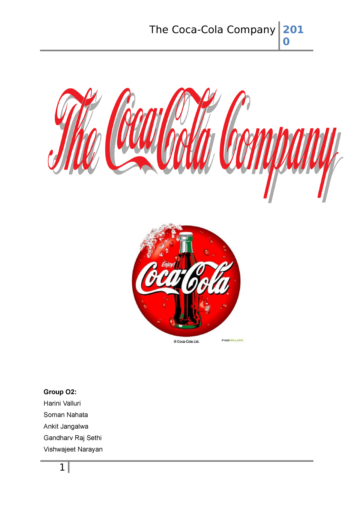 coke organizational structure