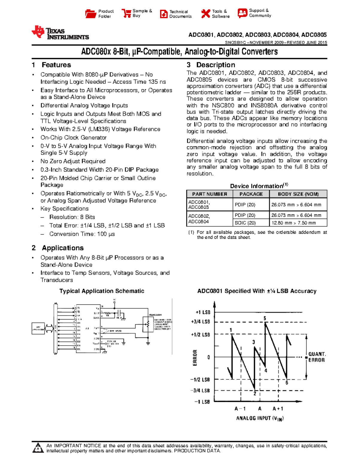 Adc0804n Analog to Digital Converter in integrated circuit. It uses