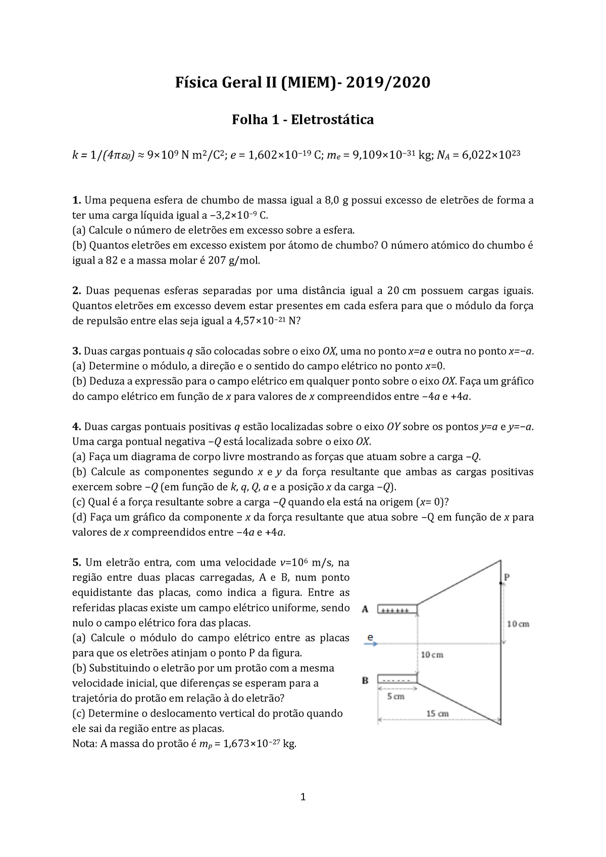 Exercícios De Eletroestática - Warning: TT: Undefined Function: 32 ...