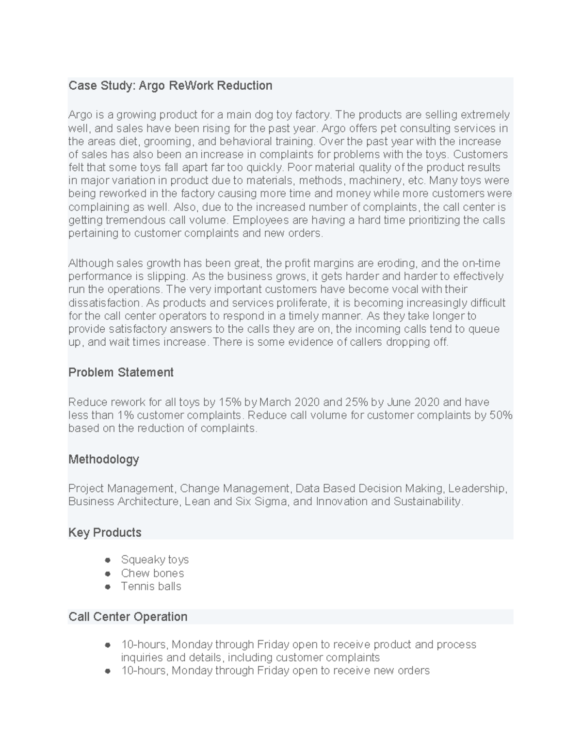 Case Study - lecture material for political science - Case Study: Argo ...