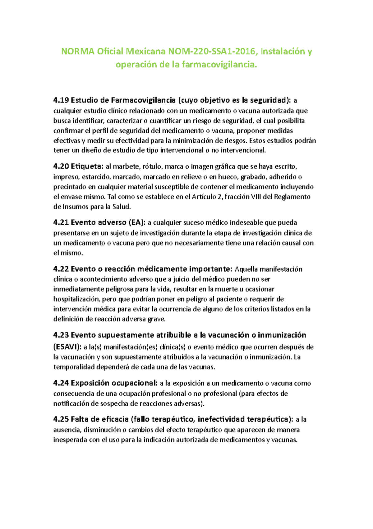 NOM220SSA12016 , Instalación y operación de la