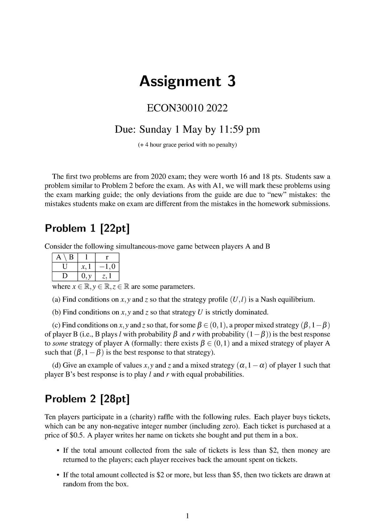 assignment 3 crack the code 2022