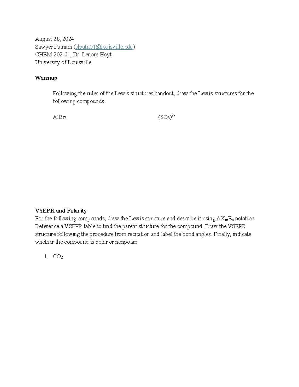 8.28 Worksheet dont use August 28, 2024 Sawyer Putnam (slputn01