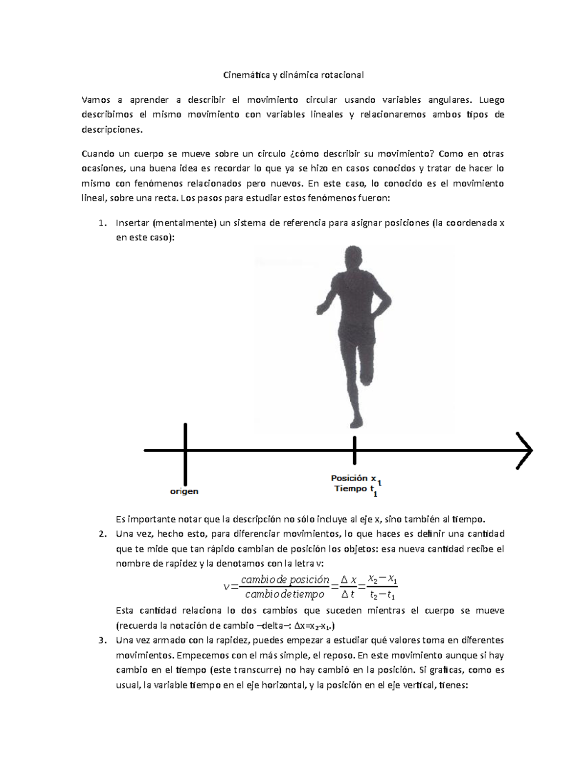 Cinematica Y Dinamica Rotacional - Cinemáica Y Dinámica Rotacional ...