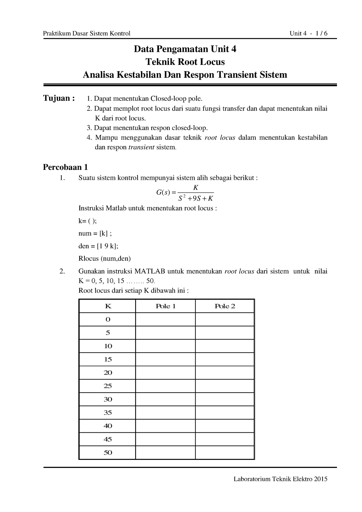 unit-4-teknik-root-locus-data-pengamatan-unit-4-teknik-root-locus