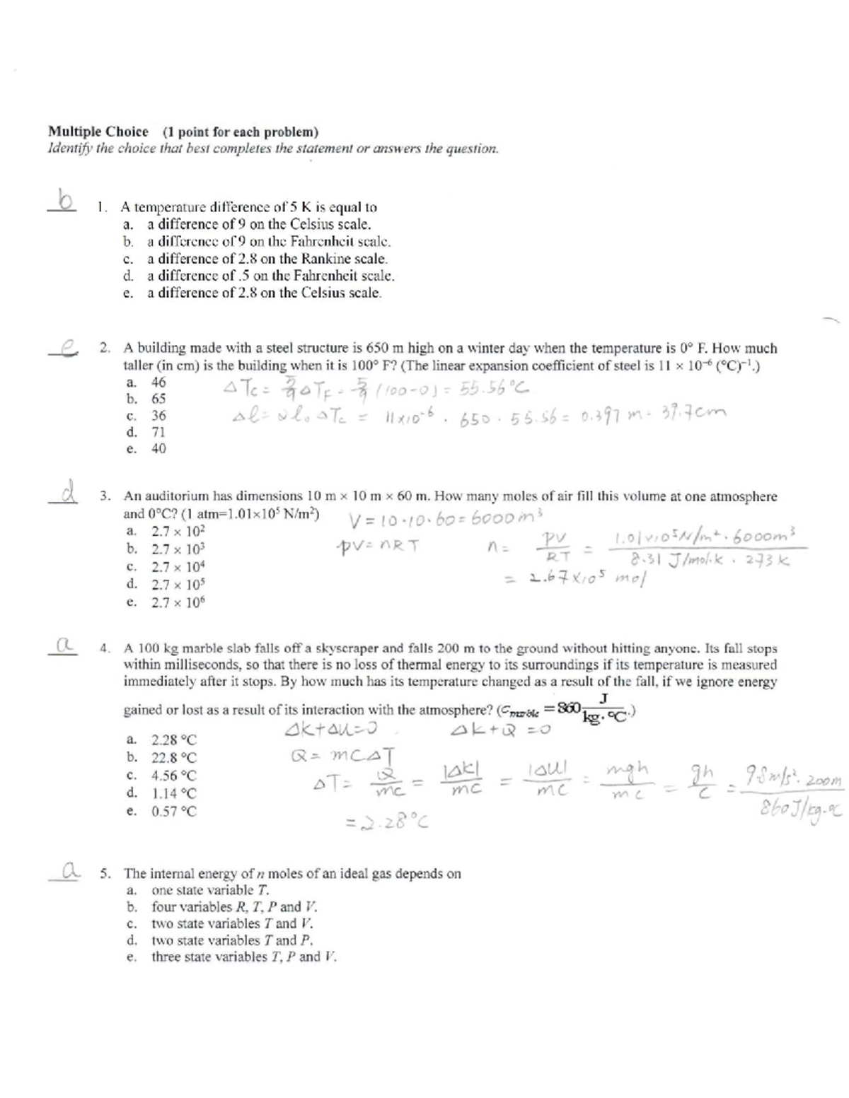 Exam1 Pratice Solution - (Note: Problem 16 is not required. You may ...
