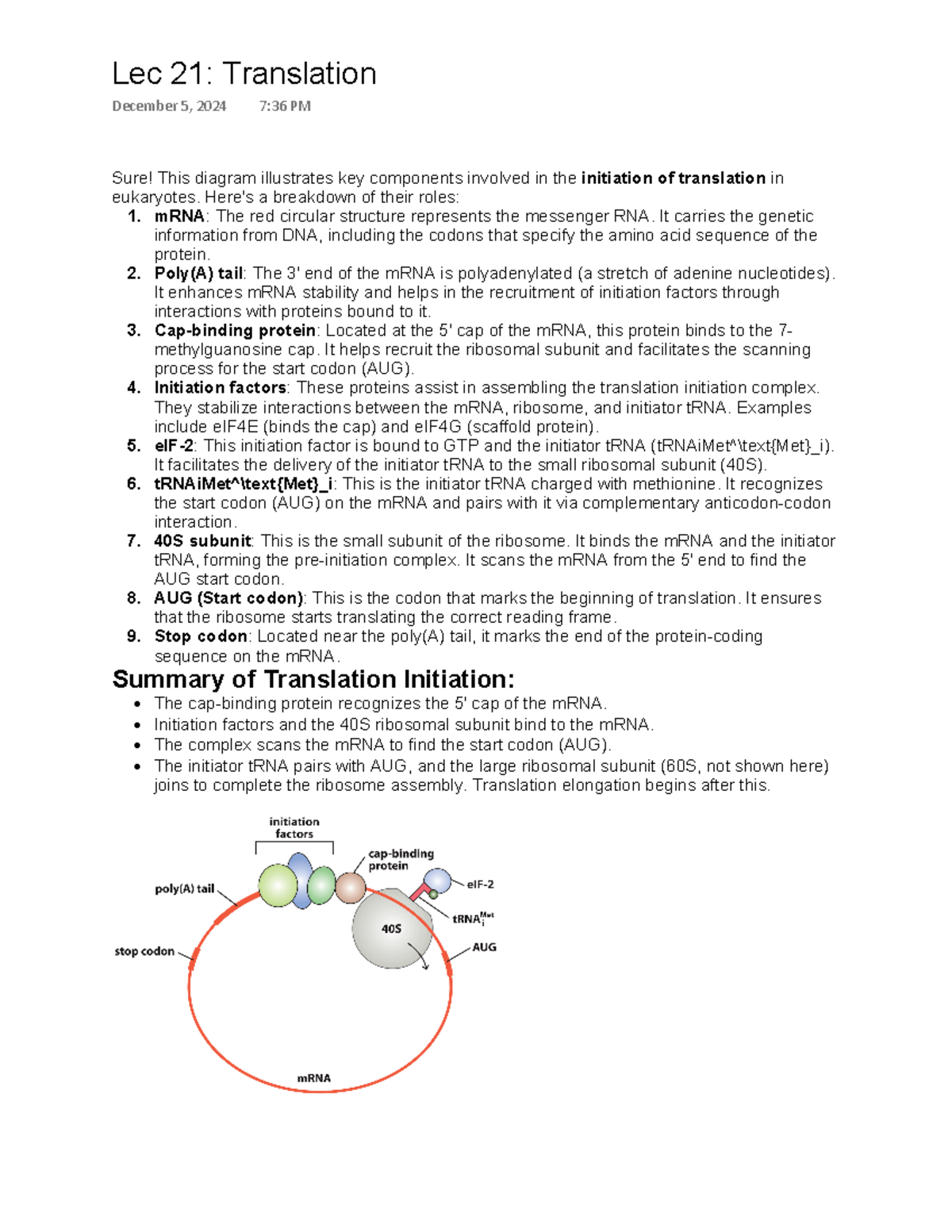 Biochem topic 21 summary note - Sure! This diagram illustrates key ...