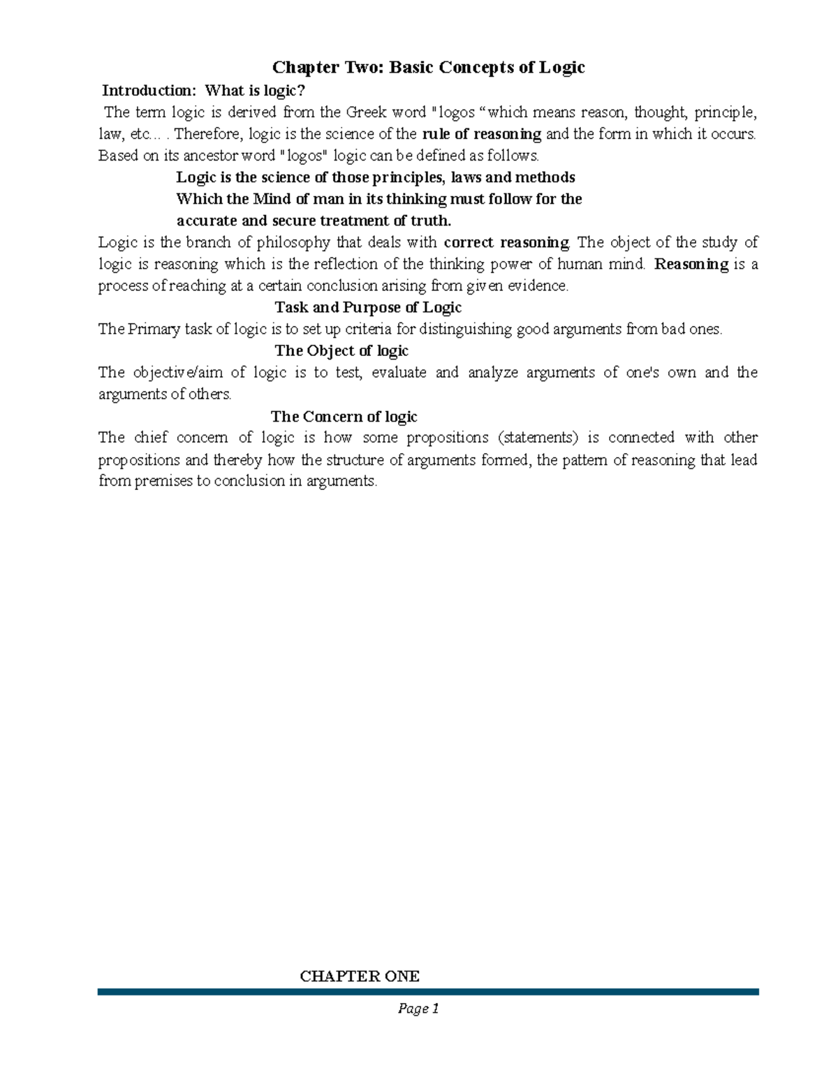 Logic chapter 2 (bcd ,gray , excess3) codes defined Chapter Two