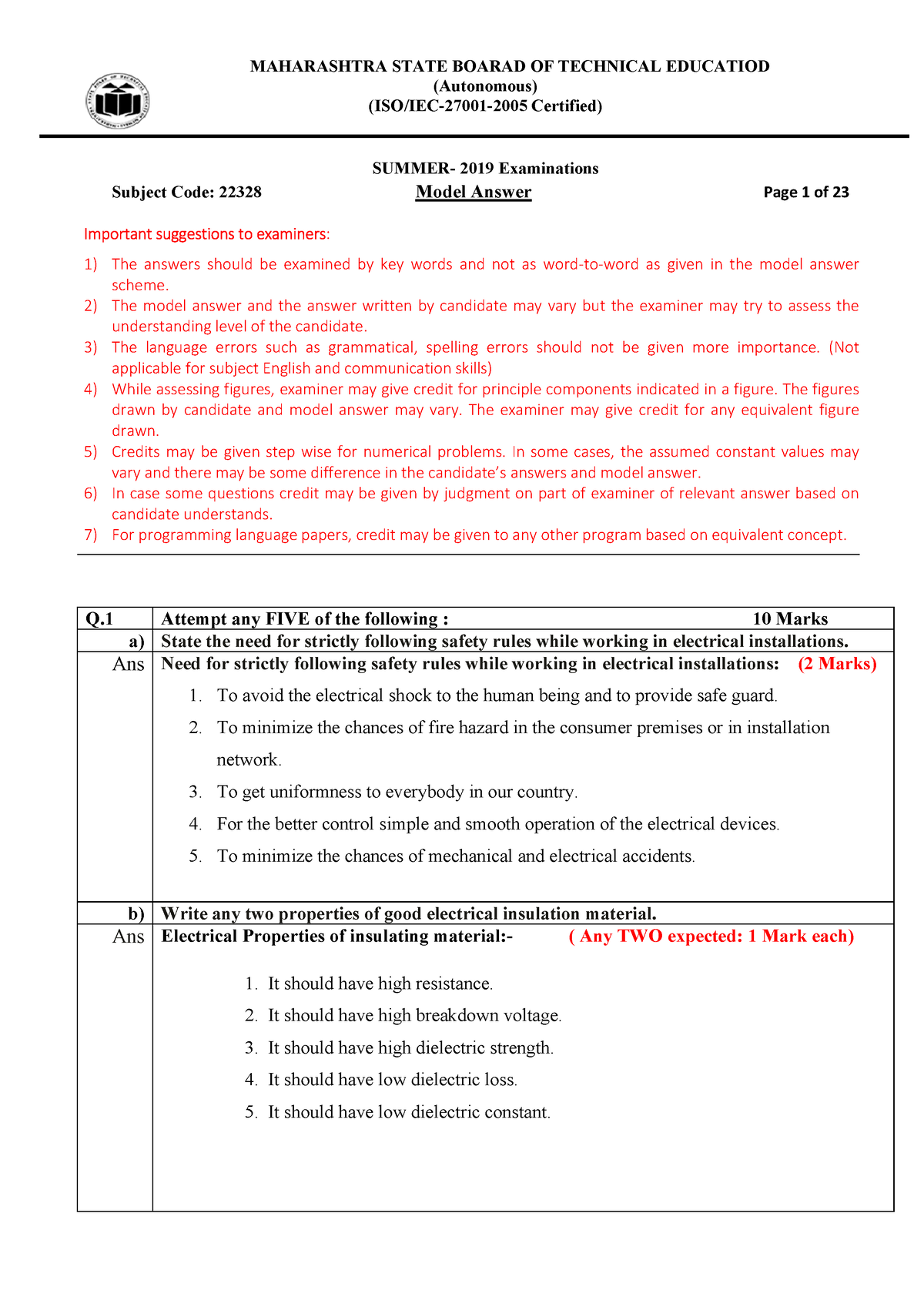 22328 2019 Summer Model Answer Paper[Msbte Study Resources ...