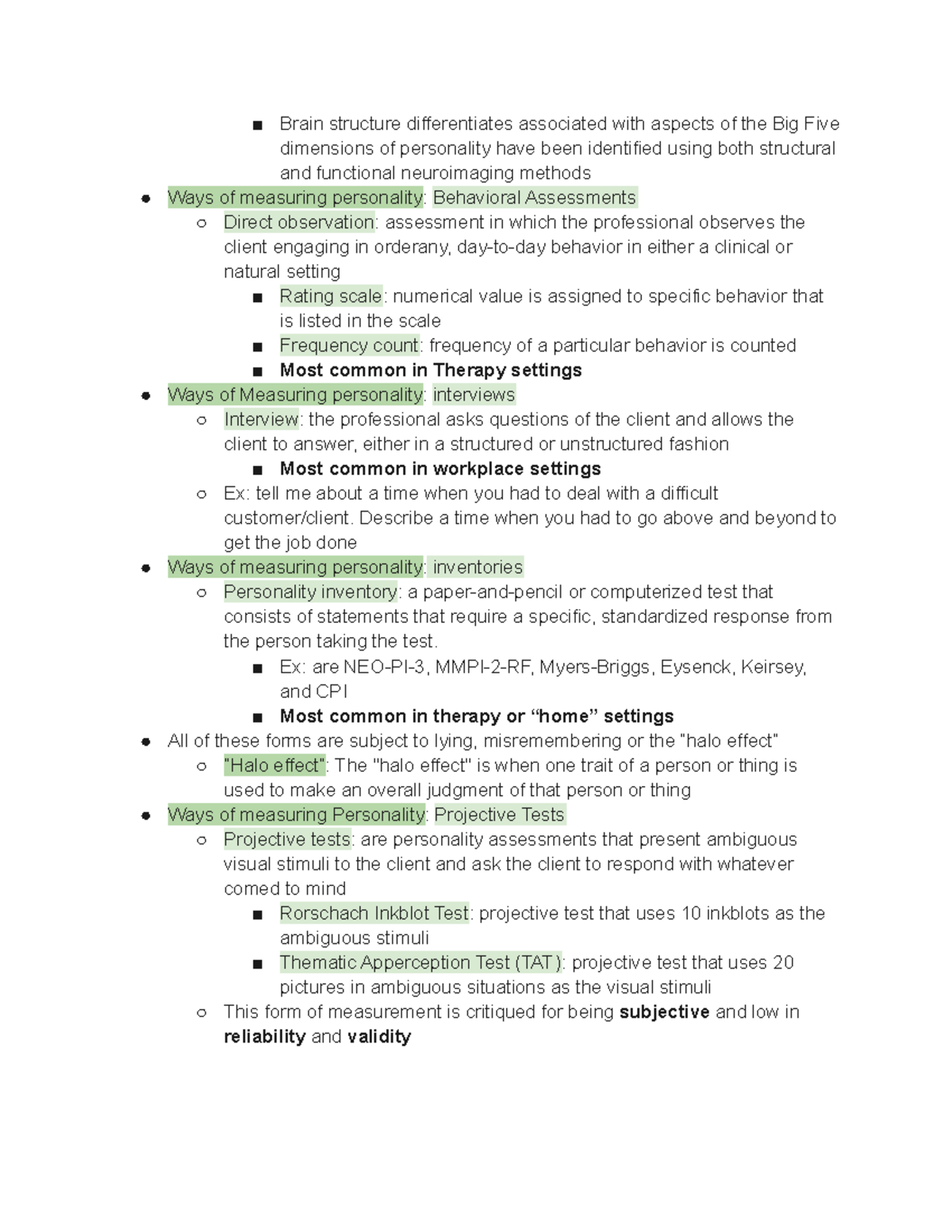 PSYC 101 Class Notes-69 - Brain structure differentiates associated ...