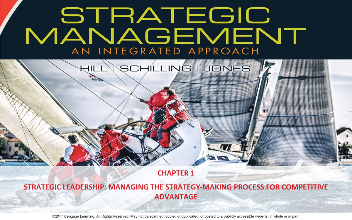 Chapter 1 Slides - Hhh - CHAPTER 1 STRATEGIC LEADERSHIP: MANAGING THE ...