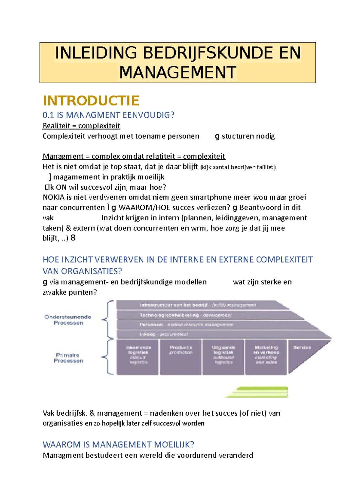 Inleiding Bedrijfskunde - Inleiding Bedrijfskunde En Management - UGent ...